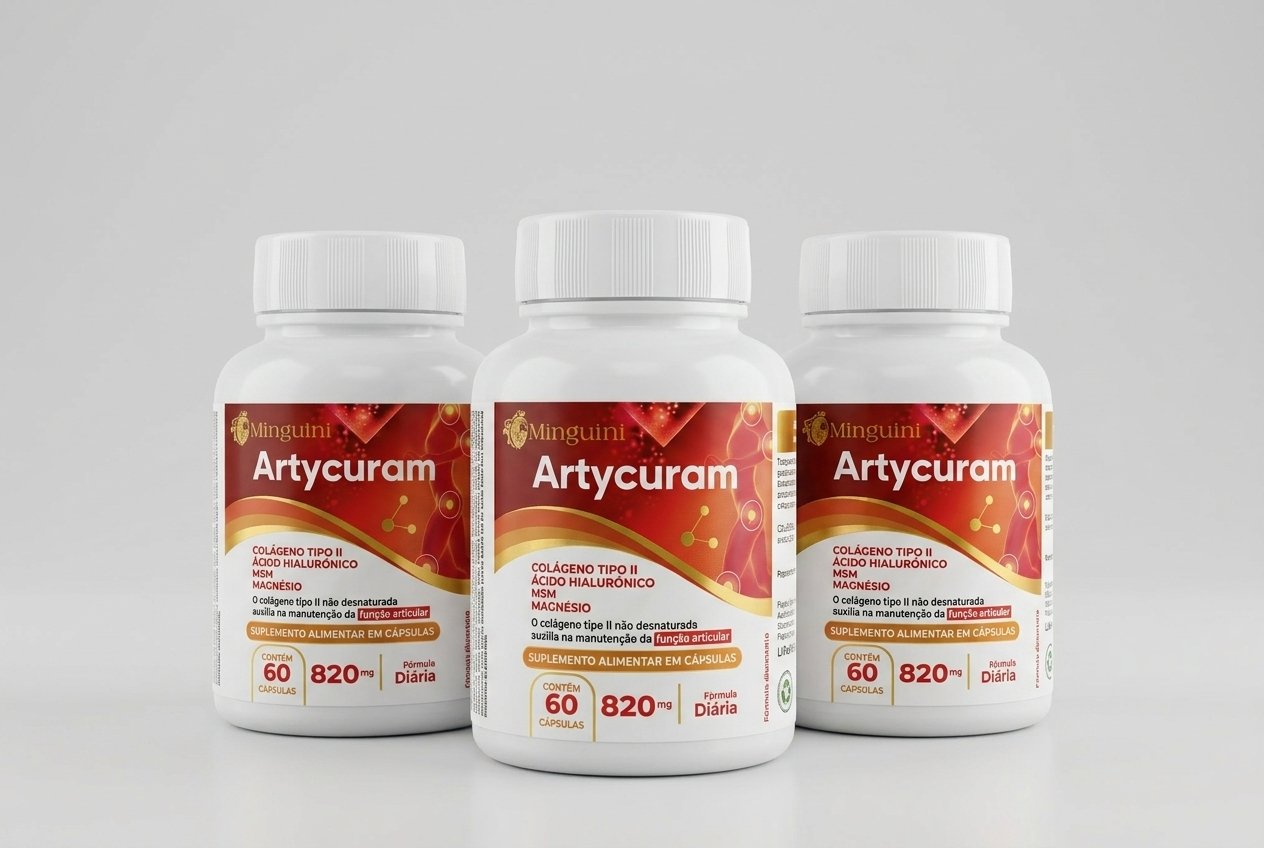 3 frascos de Artycuram - 6 meses de tratamento
